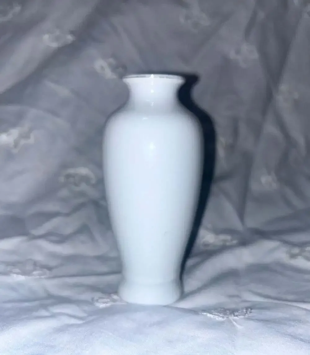 Vintage Japanese Porcelain Miniature Bud Vase 3 Hand-Painted Floral Designs